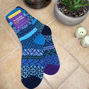 🔹SOLMATE SOCKS NWT Blue Spruce